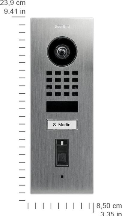 Productafbeelding Doorbird Deurstation D1101FV (Bedraad, WiFi)