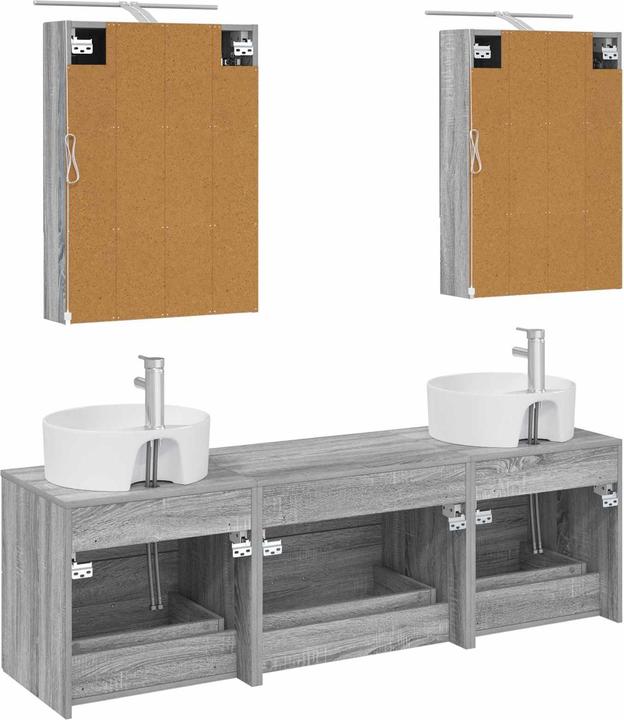 Produktbild vidaXL Badezimmerschrank (14.50 x 50 x 70 cm)