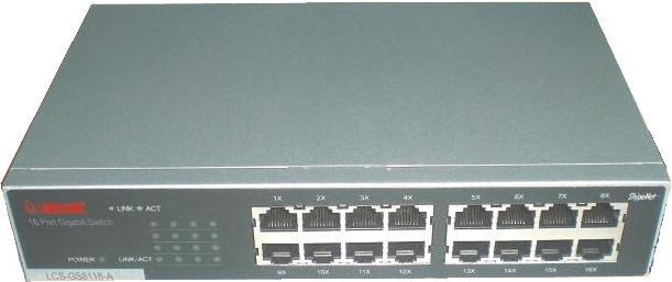 Longshine Switch GS8116-B 16*GE (16 ports)