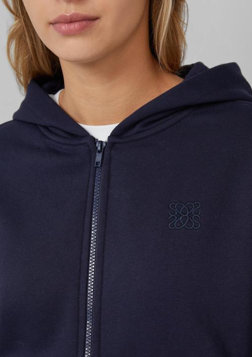 Produktbild s.Oliver Sweatshirt Jacke Angeraute Sweatshirtjacke mit Stickerei (34)