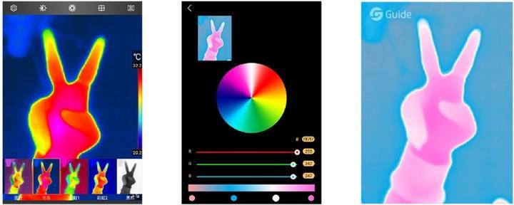 Actual product image Guide Sensmart MAA thermal imaging camera