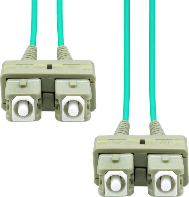 Produktbild ProXtend FO-SCSCOM3D-005 Glasfaserkabel 5 m SC/UPC LSZH OM3 Aqua (5 m)