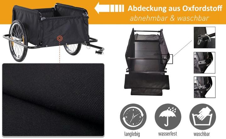 Image du produit Homcom Remorque pour vélo