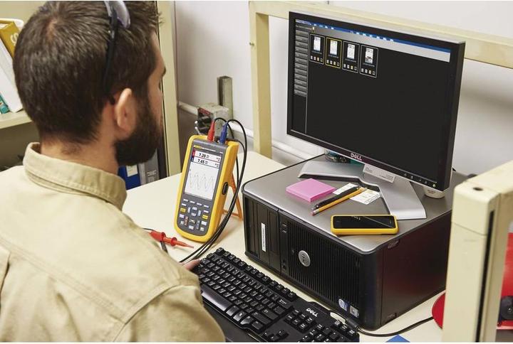 Actual product image Fluke Hand-held oscilloscope (scope meter) 125B/EU 4 (CAT III 600V, CAT IV 600V)