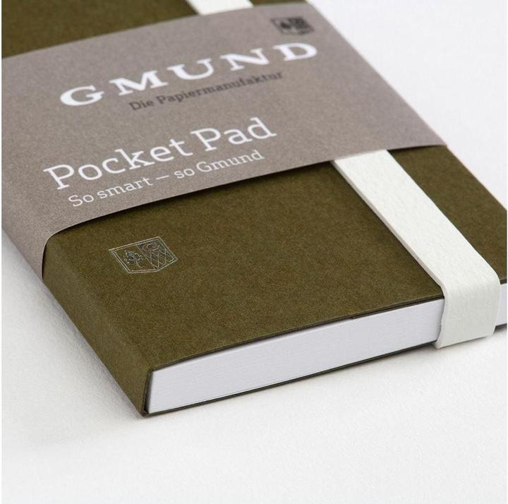 Actual product image Gmund Pocket Pad (6.7 x 13.8 cm, Plain, Hardcover)