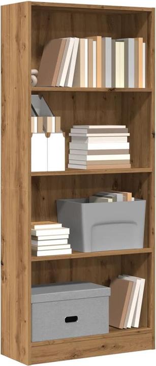 Produktbild vidaXL Bücherregal Regal Standregal Büroregal Aufbewahrungsregal Artisan-Eiche (60 x 24 x 143 cm)