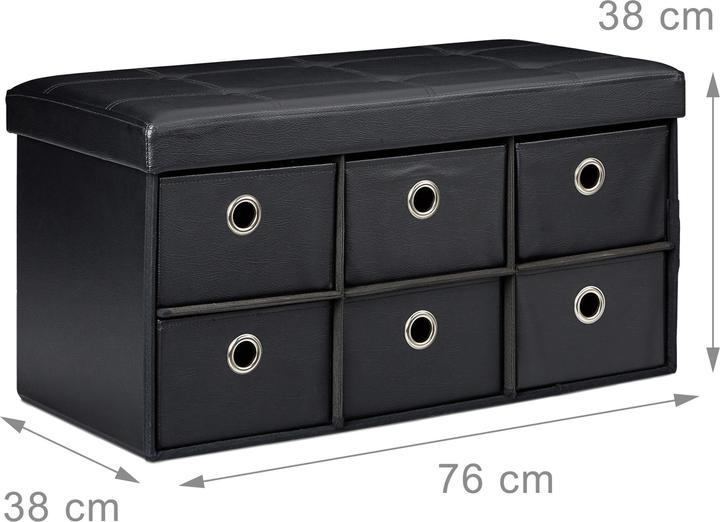 Produktbild Relaxdays Sitzbank (76 cm)