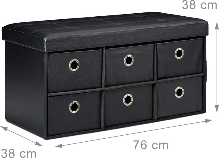 Image du produit Relaxdays Banc (76 cm)