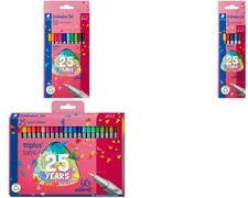 Actual product image Staedtler Fineliner triplus, 20 + 5 Celebration set line width: 0.3 mm, triangular, DRY SAFE, barrel silver (25 colours, 1 x)
