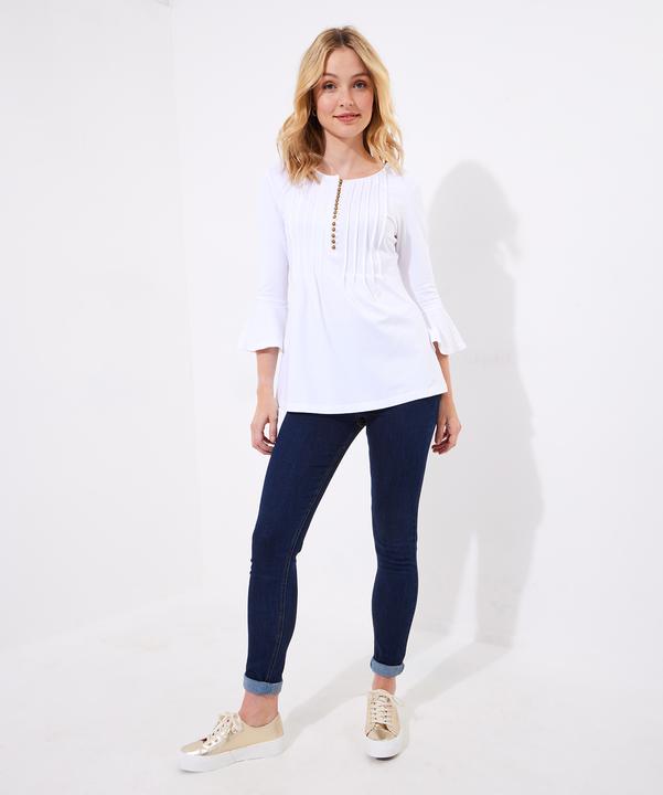 Produktbild Joe Browns Longline Button-Down Jersey Top (36)