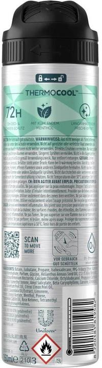 Produktbild Rexona Deo Spray Thermocool Lemon Sage 150 ml (Spray, 150 ml)