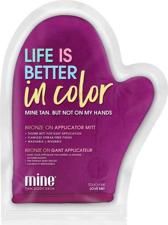 Actual product image Minetan Bronze On Applicator Mitt (Accessories self tanning)