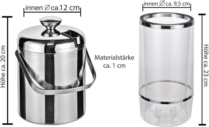 Produktbild Bambelaa Doppelwandiges Weinkühler-Set