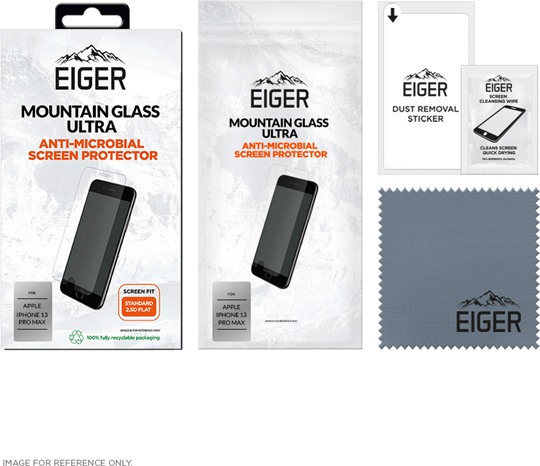 Produktbild Eiger Mountain Glass Ultra (1 Stück, Apple iPhone 13 Pro Max, Apple iPhone 14 Plus)