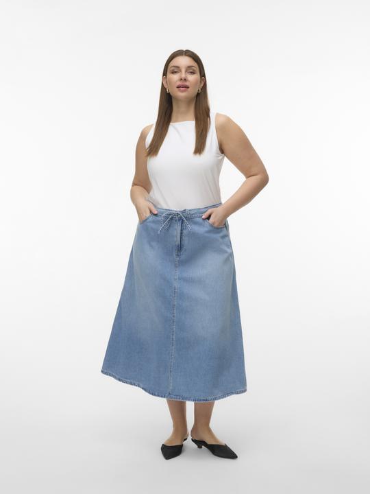 Produktbild Vero Moda VMHILLA Mid Rise Midirock Jeansrock (50)