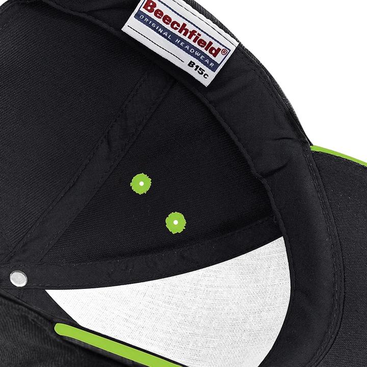 Actual product image Beechfield 5 Panel Sandwich Peak Baseball Cap (One size)