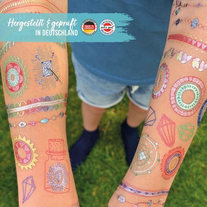 Immagine prodotto Papierdrachen Tatuaggi metallici - Elementi di gioielleria