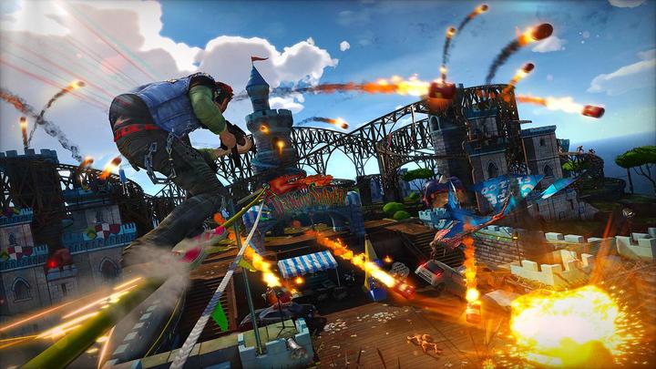Produktbild Microsoft Xbox One, Sunset Overdrive Edition, weiss