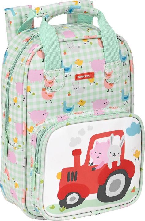 Immagine prodotto Safta Zaino scuola Granja Bianco Verde chiaro (20 x 28 x 8 cm)