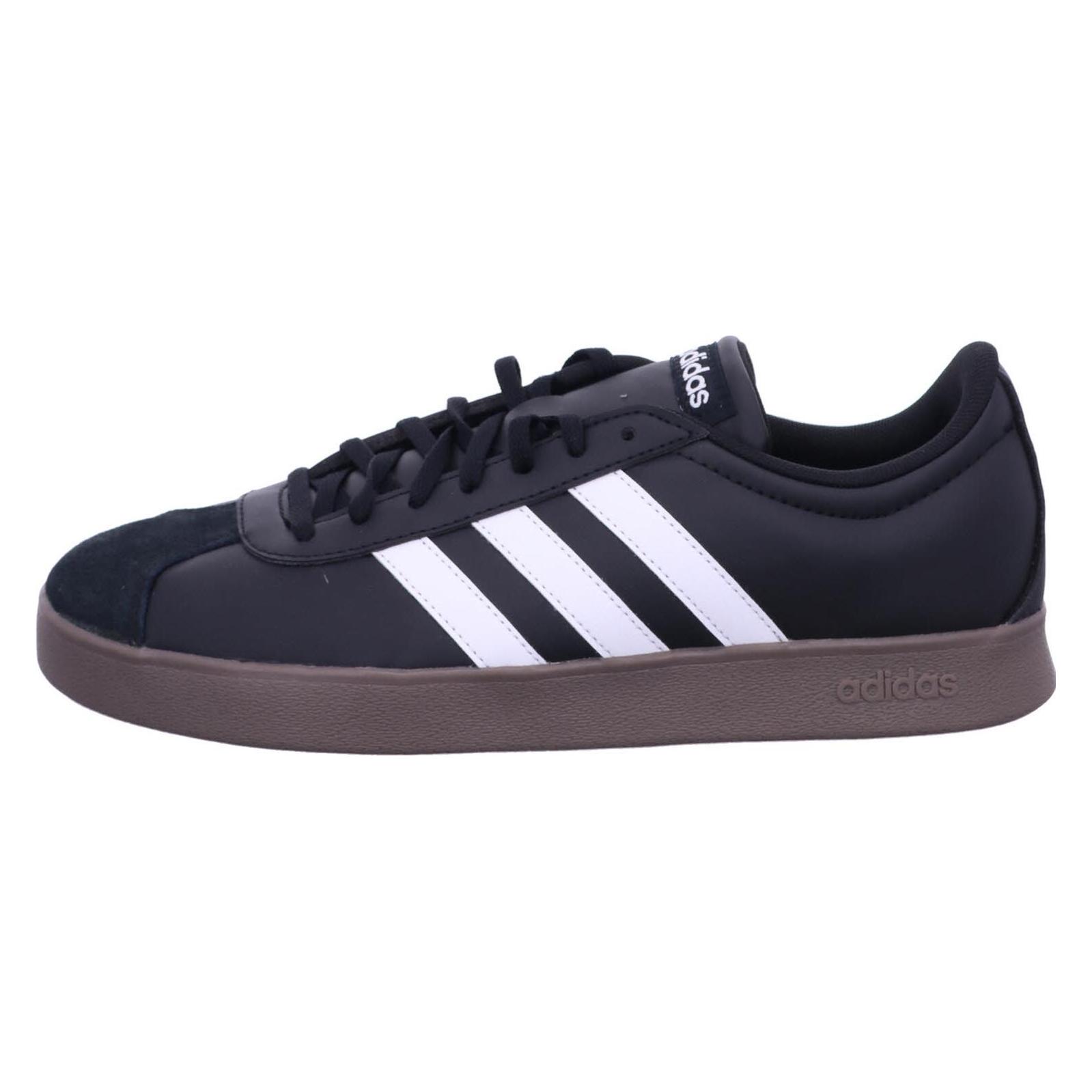 Adidas, Herren, Sneakers, Vl Court Base Herrenschuhe, Schwarz, (40 2/3, 40.5)
