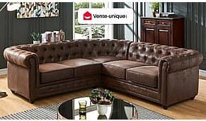 Actual product image Vente-unique Chesterfield (Corner sofa)