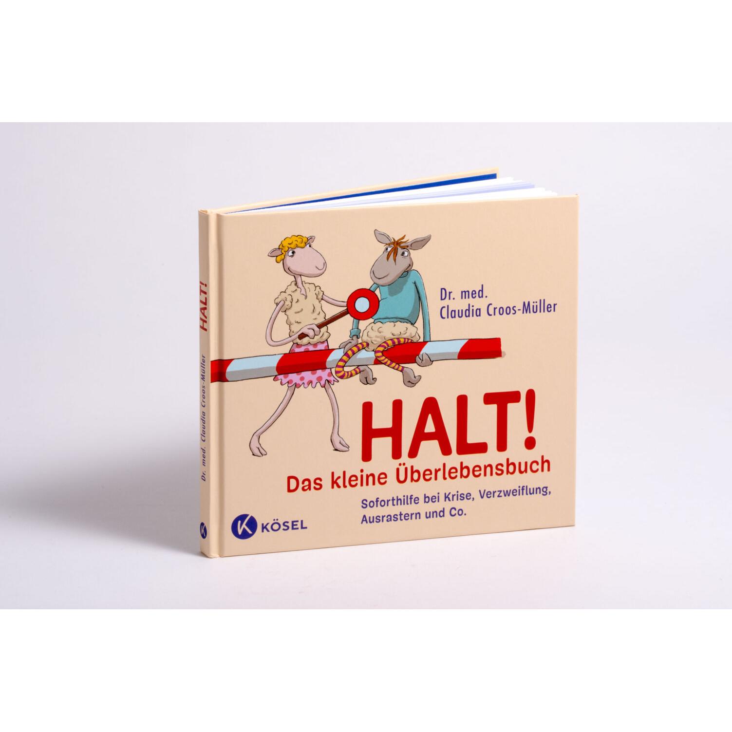 Thumbnail - Halt! Das kleine Überlebensbuch, Ratgeber von Claudia Croos-Müller, Kai Pannen