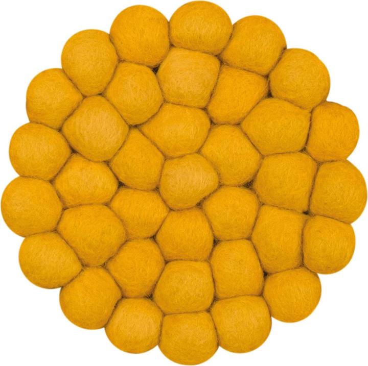 Produktbild Myfelt Klara Filzkugelteppich rund (120 cm)