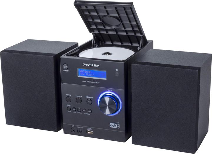 Productafbeelding MS 300-21 Stereo systeem AUX, Bluetooth®, CD, DAB+, FM, USB, accu-oplaadfunctie, Inclusief... (Bluetooth, 2x 5 W)