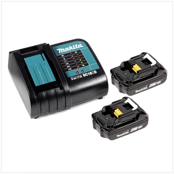 Produktbild Makita DDF 482 RAJ Akku Bohrschrauber 18 V 62 Nm + 2x Akku 2,0 Ah + Ladegerät + Makpac