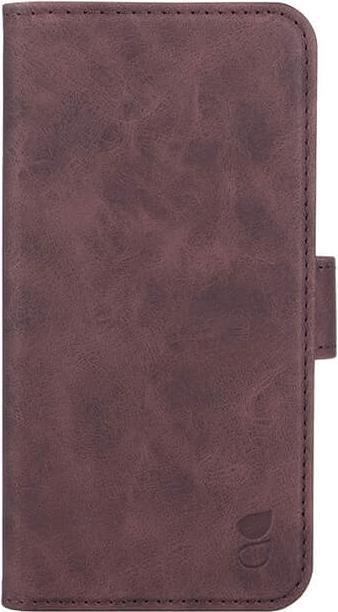 Carl GEAR Portefeuille mobile Marron Nubuck PU (Apple iPhone X, Apple iPhone XS)