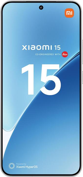 Productafbeelding Xiaomi 15 (256 GB, Wit, 6.36", Dubbele SIM, 5G)