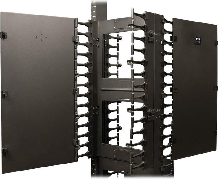 Actual product image Eaton SmartRack 12inch 30.48cm Width High Capacity Vertical Cable Manager - Double finger