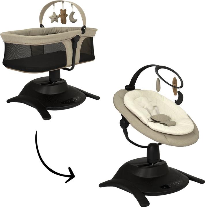 Novi at Home Stardust 2-in-1 Swing and Crib