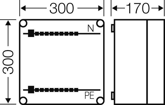 Produktbild Hensel HEN Mi PV 5521 KlemmengehÃ¤use Mi PV 5521, Erweiterungsset