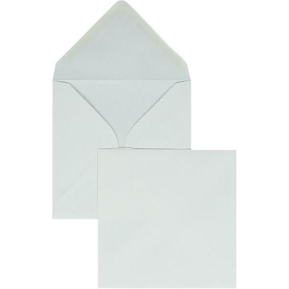 Blanke, Briefumschlag, Briefumschläge 130x130mm 100g/qm gummiert VE=100 Stück weiss (100 x)