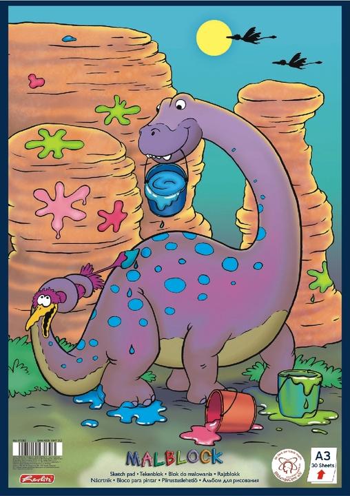 Actual product image Herlitz Colouring Pad A4 75BL 3Motifs (A4, Plain)