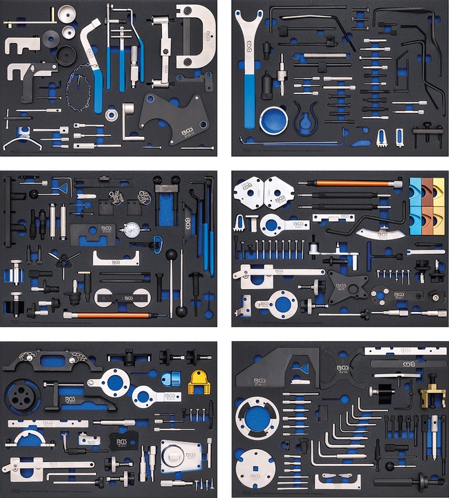 Actual product image BGS Workshop Trolley 7 Drawers Engine Timing Tool Sets (7 x)