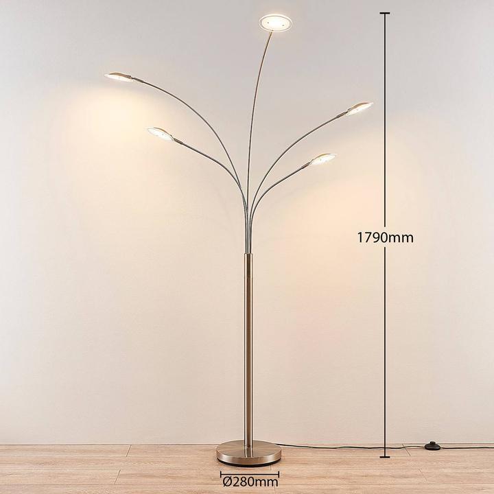 Immagine prodotto Lindby Lampada da terra a 5 luci LED Anea (1125 lm)