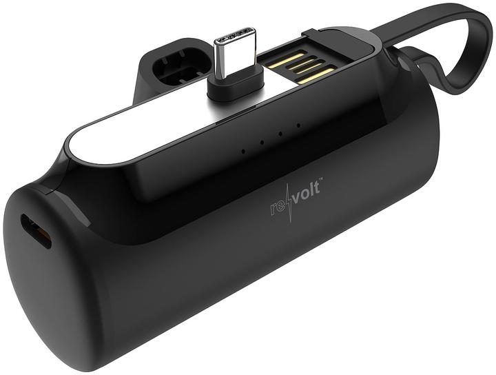 Image du produit Revolt Mini banque d'alimentation avec prise USB-C & prise USB-C, 4 500 mAh, PD 20 watts (4500 mAh, 20 W)