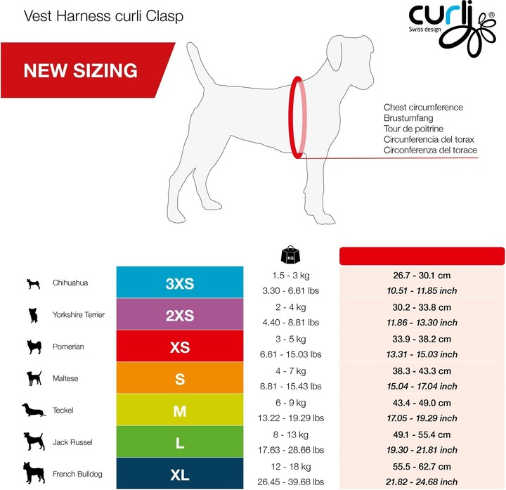 Produktbild Curli Geschirr Vest Air-Mesh (S, Hund, Allgemein)
