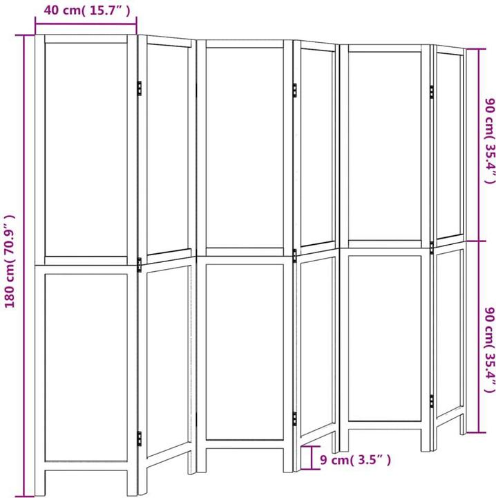 Immagine prodotto vidaXL Paravent
