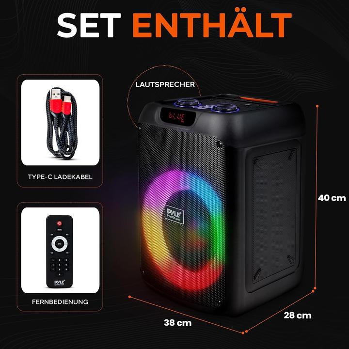 Image du produit Pyle Altoparlante Party Bluetooth
