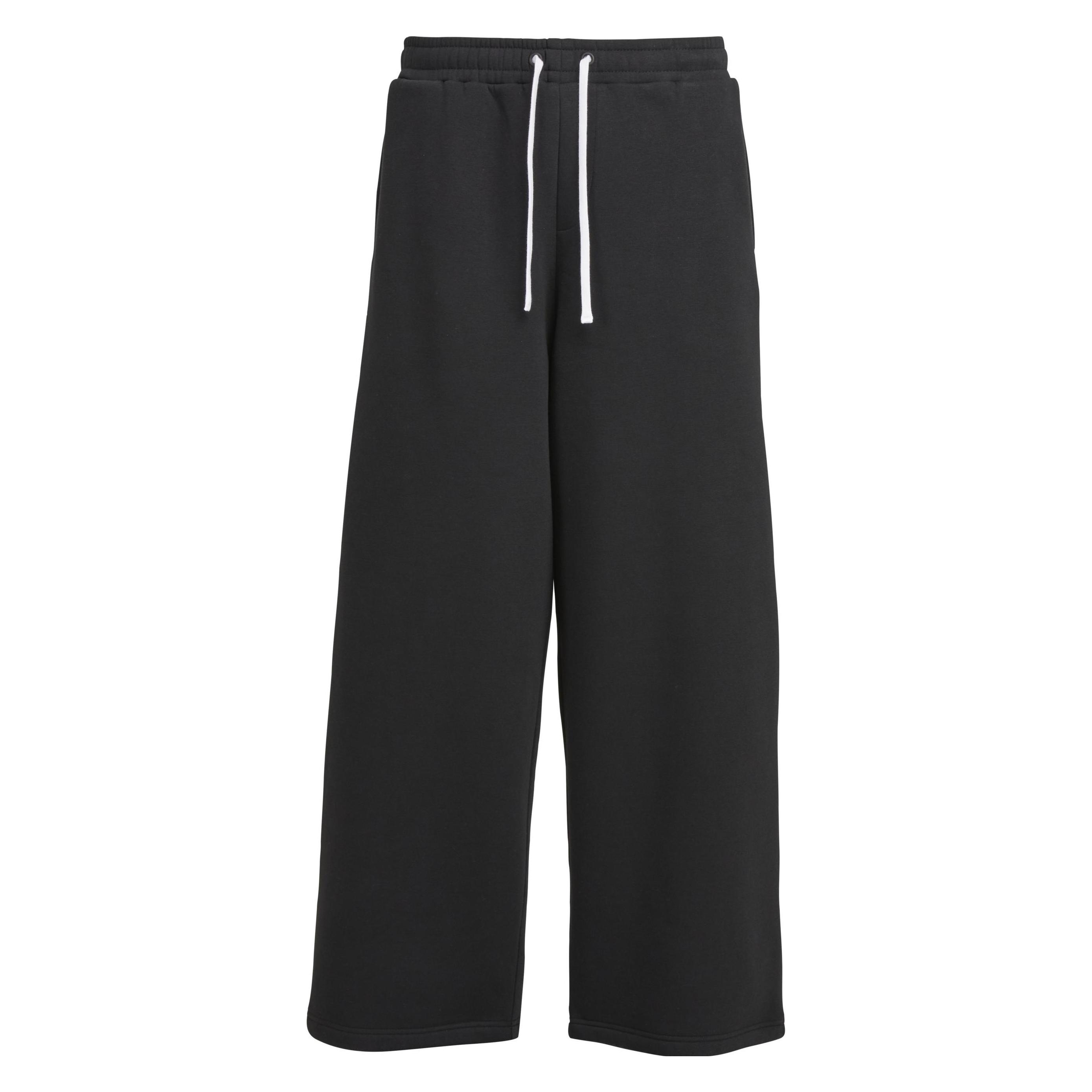 Urban Classics, Herren, Hosen, Fluffy Wide Leg Trackpants Black Xxl, Schwarz, (Xxl)