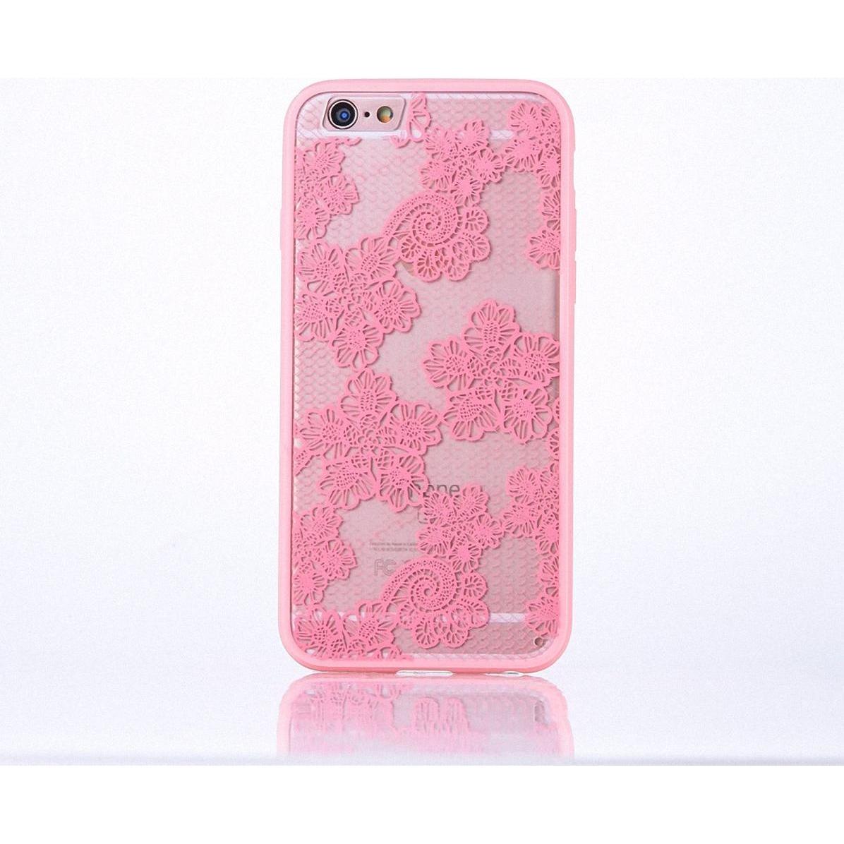 König Design Apple iPhone SE 2020 Handy Hülle Mandala Case Schutzhülle Cover Blüten Rosa Neu (Apple iPhone SE (2nd Gen))...