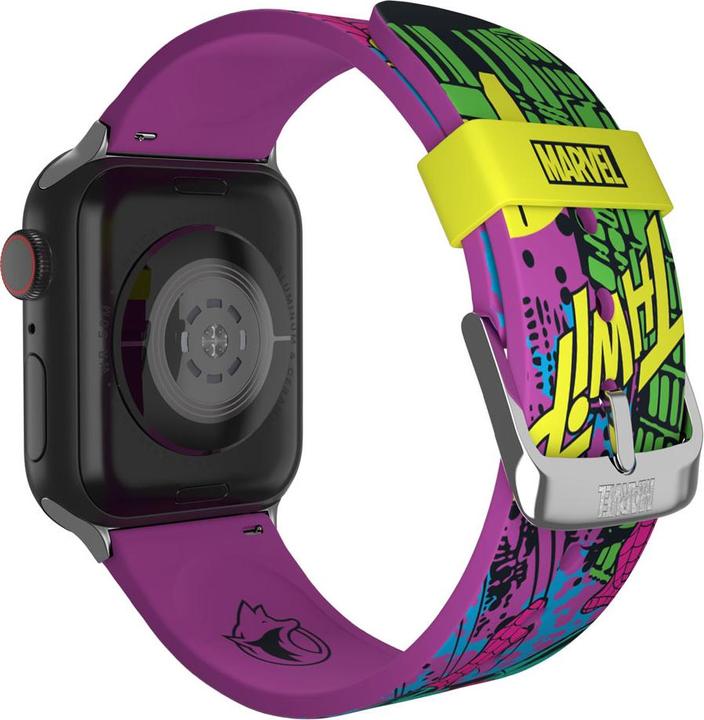 Actual product image Moby Fox Marvel bracelet pour smartwatch Spider-Man Blacklight (Silicone)