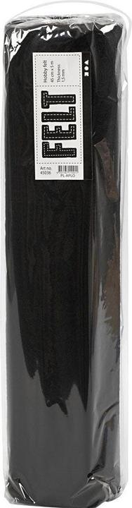Actual product image Creativ Company Craft felt 180-200 g, black, 1 roll