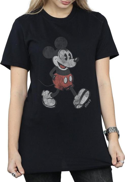Produktbild Disney Walking Mickey Mouse Baumwolle Boyfriend TShirt (XXL)