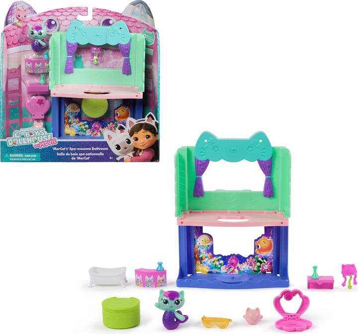 Actual product image Gabby's Dollhouse GDH PYS MovieBathroomPortalRooms GML