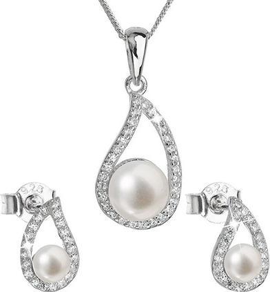 Immagine prodotto Evolution Group Luxury Silver Set with Genuine Pearls Pavon 29027.1
