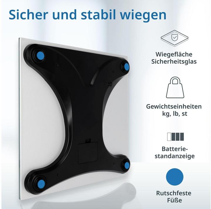 Immagine prodotto ADE Digitale Körperwaage mit grossem Display (200 kg)